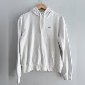 H&M white “original” hoodie, size S
